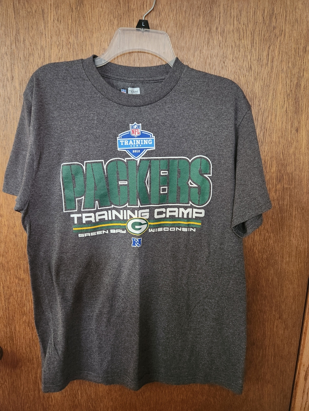Team Apparel Green and Gray Packers Training Camp Tee